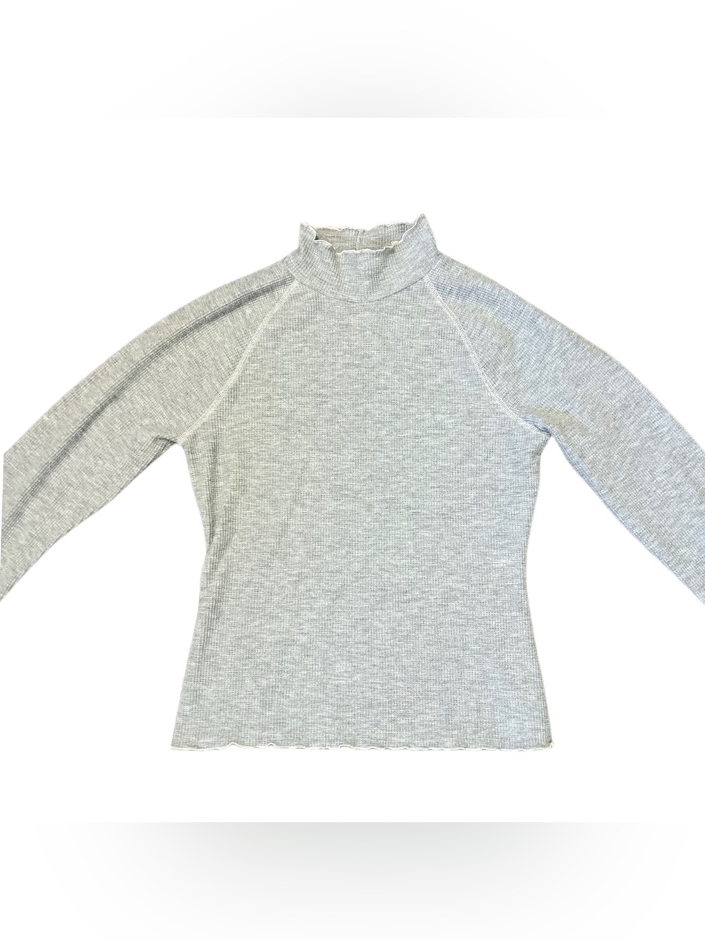 Sweater Knit Ribbed Turtleneck - Picture 4 of 9